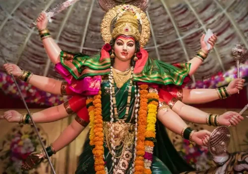 Maa-durga-photo-Ai-Giri-Nandini-Lyrics-Mahishasura-Mardini-Stotram-mukti-mantra