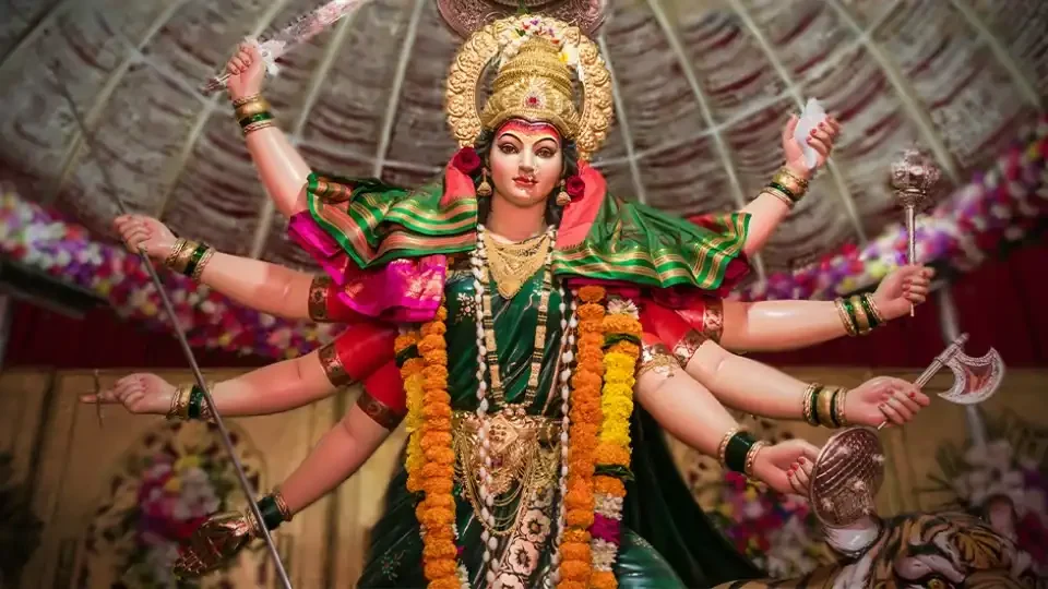 Maa-durga-photo-Ai-Giri-Nandini-Lyrics-Mahishasura-Mardini-Stotram-mukti-mantra